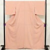 小紋 良品 しつけ糸付き 縮緬 一つ紋付き 正絹 その他の柄 袷仕立て 身丈165cm 裄丈67.5cm リサイクル着物 着物 ぼかし 入学式 七五三 お宮参り フォーマル シンプル ピンク_画像1