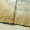付け下げ 落款入り しつけ糸付き 一つ紋付き 正絹 花柄 袷仕立て 身丈162cm 裄丈63cm リサイクル着物 着物 洒落 紬地 ベージュ_画像12