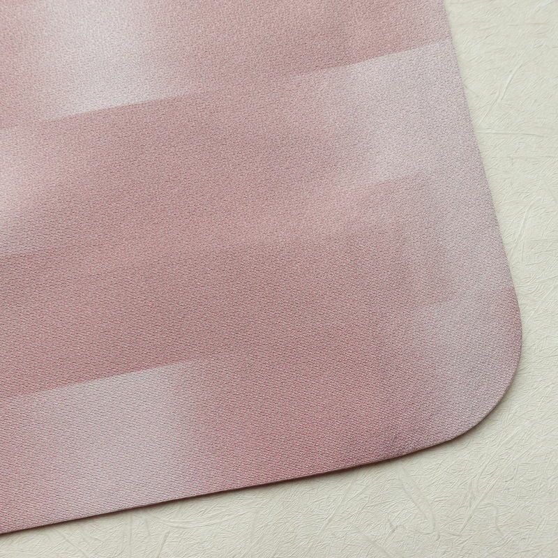 小紋 縮緬 正絹 その他の柄 袷仕立て 身丈162.5cm 裄丈66.5cm リサイクル着物 着物 シンプル ピンク_画像14