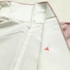 小紋 縮緬 正絹 その他の柄 袷仕立て 身丈162.5cm 裄丈66.5cm リサイクル着物 着物 シンプル ピンク_画像17