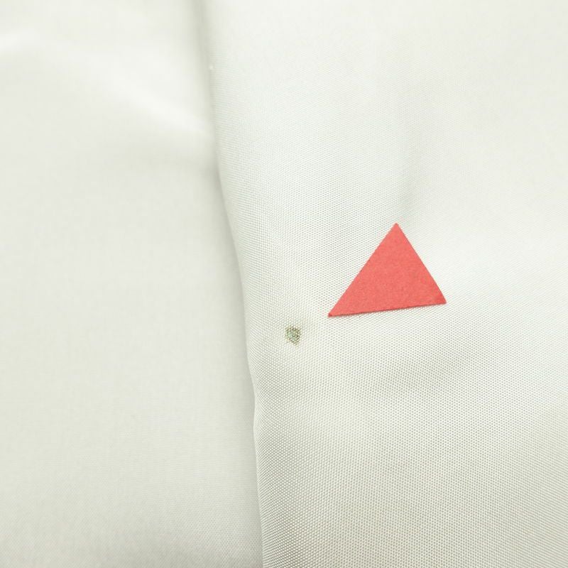 小紋 縮緬 正絹 その他の柄 袷仕立て 身丈162.5cm 裄丈66.5cm リサイクル着物 着物 シンプル ピンク_画像18