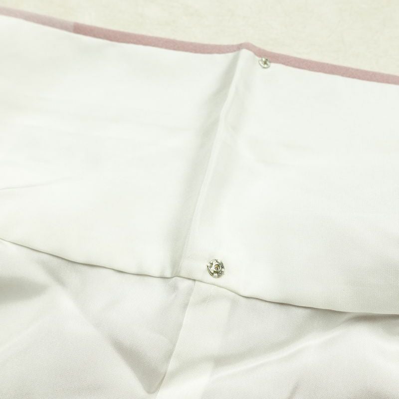 小紋 縮緬 正絹 その他の柄 袷仕立て 身丈162.5cm 裄丈66.5cm リサイクル着物 着物 シンプル ピンク_画像19