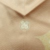 訪問着 良品 金駒刺繍 しつけ糸付き 一つ紋付き 正絹 花柄 袷仕立て 身丈165cm 裄丈66.5cm リサイクル着物 着物 箔 入学式 卒業式 七五三 お宮参り フォーマル ベージュ_画像13