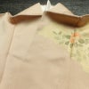 訪問着 良品 金駒刺繍 しつけ糸付き 一つ紋付き 正絹 花柄 袷仕立て 身丈165cm 裄丈66.5cm リサイクル着物 着物 箔 入学式 卒業式 七五三 お宮参り フォーマル ベージュ_画像17