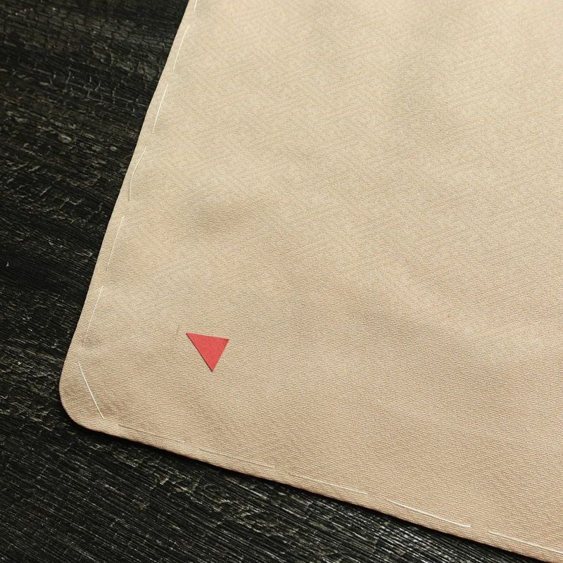 訪問着 良品 金駒刺繍 しつけ糸付き 一つ紋付き 正絹 花柄 袷仕立て 身丈165cm 裄丈66.5cm リサイクル着物 着物 箔 入学式 卒業式 七五三 お宮参り フォーマル ベージュ_画像21