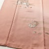 付け下げ 一つ紋付き 正絹 古典柄 袷仕立て 身丈162cm 裄丈67cm リサイクル着物 着物 刺繍 金彩 入学式 卒業式 七五三 お宮参り フォーマル ピンク_画像4