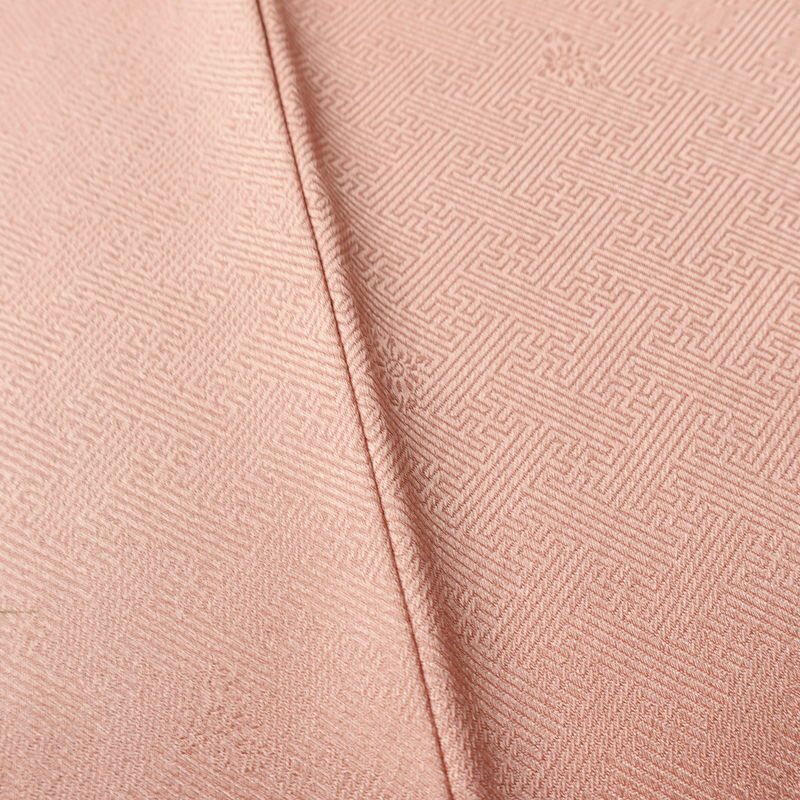 付け下げ 一つ紋付き 正絹 古典柄 袷仕立て 身丈162cm 裄丈67cm リサイクル着物 着物 刺繍 金彩 入学式 卒業式 七五三 お宮参り フォーマル ピンク_画像11