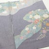 訪問着 良品 金駒刺繍 正絹 花柄 袷仕立て 身丈165.5cm 裄丈69cm リサイクル着物 一部しつけ糸付き 着物 箔 入学式 卒業式 結婚式 七五三 パーティー お宮参り フォーマル 菊 くすみブルー くすみパープル 多色使い_画像15