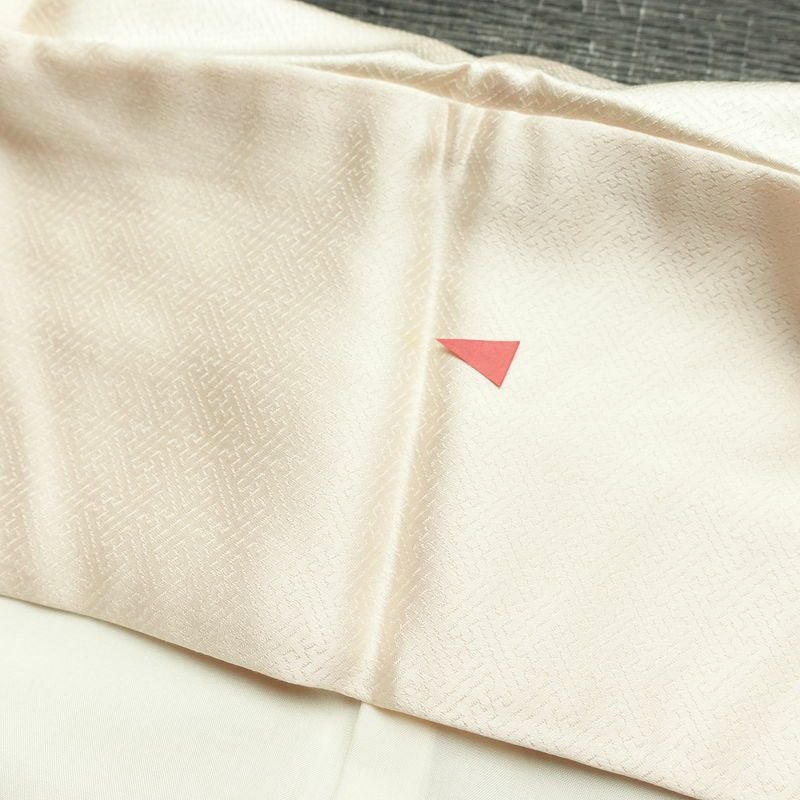 訪問着 綸子 正絹 古典柄 袷仕立て 身丈165cm 裄丈68cm リサイクル着物 着物 金彩 入学式 卒業式 七五三 お宮参り フォーマル ピンク_画像21