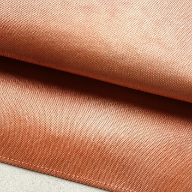 名古屋帯 太鼓柄 良品 正絹 幾何学柄・抽象柄 名古屋仕立て なごや帯 リサイクル帯 帯 箔 シンプル ピンク_画像8