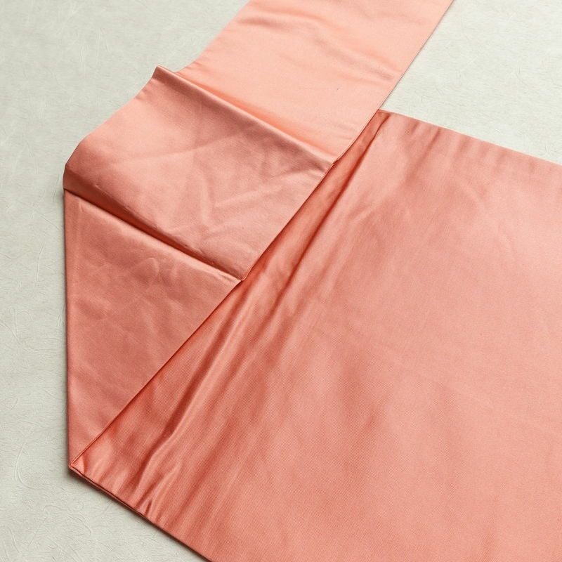 名古屋帯 太鼓柄 良品 正絹 幾何学柄・抽象柄 名古屋仕立て なごや帯 リサイクル帯 帯 箔 シンプル ピンク_画像19