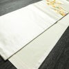 名古屋帯 太鼓柄 金駒刺繍 正絹 古典柄 通し仕立て なごや帯 リサイクル帯 帯 刺繍 箔 松 菊 金・銀_画像9