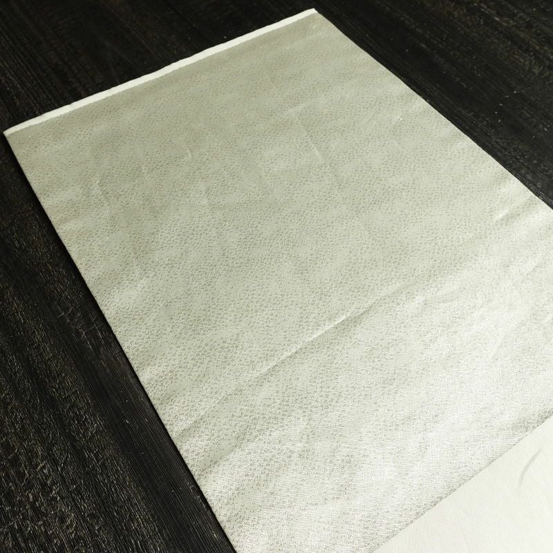 名古屋帯 太鼓柄 金駒刺繍 正絹 古典柄 通し仕立て なごや帯 リサイクル帯 帯 刺繍 箔 松 菊 金・銀_画像19