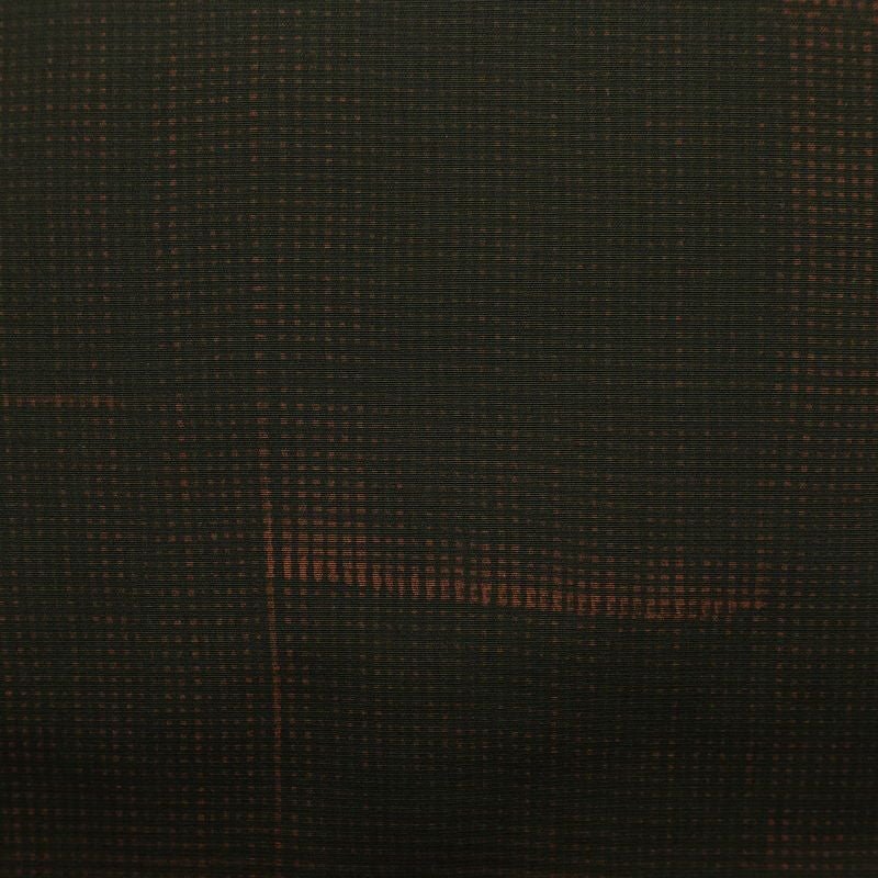 名古屋帯 全通柄 正絹 その他の柄 通し仕立て なごや帯 リサイクル帯 帯 モダン 茶_画像2