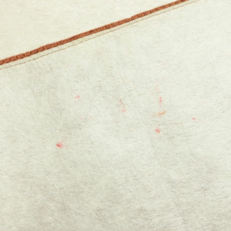 名古屋帯 太鼓柄 正絹 幾何学柄・抽象柄 通し仕立て なごや帯 リサイクル帯 帯 モダン シンプル 茶_画像17