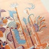 名古屋帯 宝来祝船文 太鼓柄 正絹 古典柄 名古屋仕立て なごや帯 リサイクル帯 帯 刺繍 洒落 ピンク_画像4