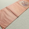 名古屋帯 宝来祝船文 太鼓柄 正絹 古典柄 名古屋仕立て なごや帯 リサイクル帯 帯 刺繍 洒落 ピンク_画像10