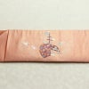 名古屋帯 宝来祝船文 太鼓柄 正絹 古典柄 名古屋仕立て なごや帯 リサイクル帯 帯 刺繍 洒落 ピンク_画像16