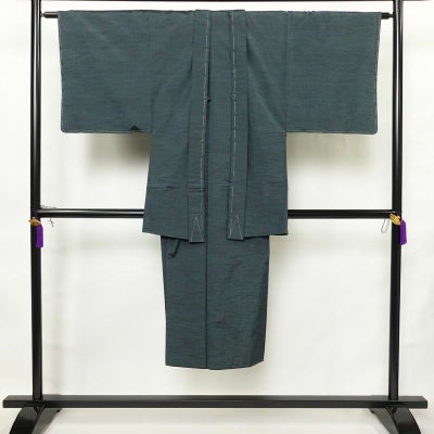 男性用 着物 良品 しつけ糸付き アンサンブル 4点セット セット品 