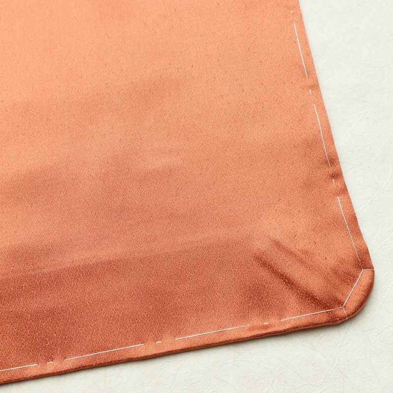 訪問着 美品 二代目清次郎 落款入り しつけ糸付き 正絹 花柄 袷仕立て 身丈161cm 裄丈62cm リサイクル着物 着物 共八掛 金彩 入学式 卒業式 七五三 お宮参り フォーマル 雀茶 茶_画像16