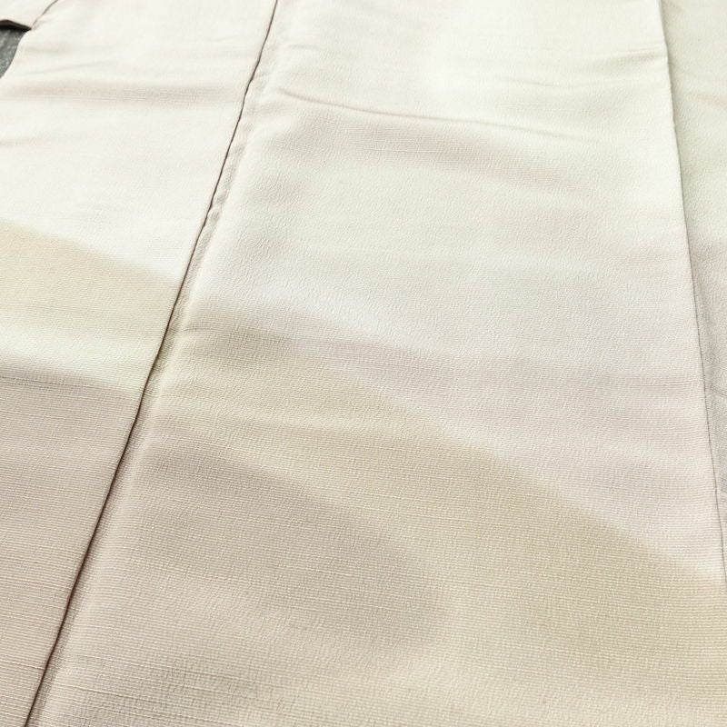 付け下げ 良品 民芸意裳紬 落款入り しつけ糸付き 正絹 流水・波柄 袷仕立て 身丈163.5cm 裄丈68.5cm リサイクル着物 着物 シンプル ピンク_画像5