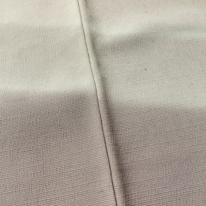 付け下げ 良品 民芸意裳紬 落款入り しつけ糸付き 正絹 流水・波柄 袷仕立て 身丈163.5cm 裄丈68.5cm リサイクル着物 着物 シンプル ピンク_画像10