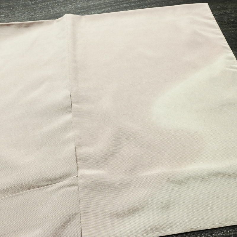 付け下げ 良品 民芸意裳紬 落款入り しつけ糸付き 正絹 流水・波柄 袷仕立て 身丈163.5cm 裄丈68.5cm リサイクル着物 着物 シンプル ピンク_画像14