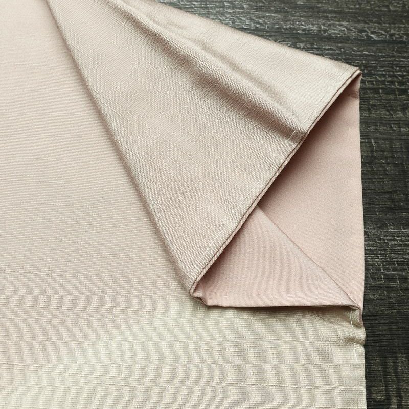 付け下げ 良品 民芸意裳紬 落款入り しつけ糸付き 正絹 流水・波柄 袷仕立て 身丈163.5cm 裄丈68.5cm リサイクル着物 着物 シンプル ピンク_画像15