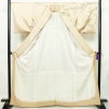 訪問着 良品 しつけ糸付き 正絹 古典柄 袷仕立て 身丈164cm 裄丈66.5cm リサイクル着物 着物 箔 入学式 卒業式 七五三 お宮参り フォーマル 菊 ピンクベージュ ベージュ_画像3