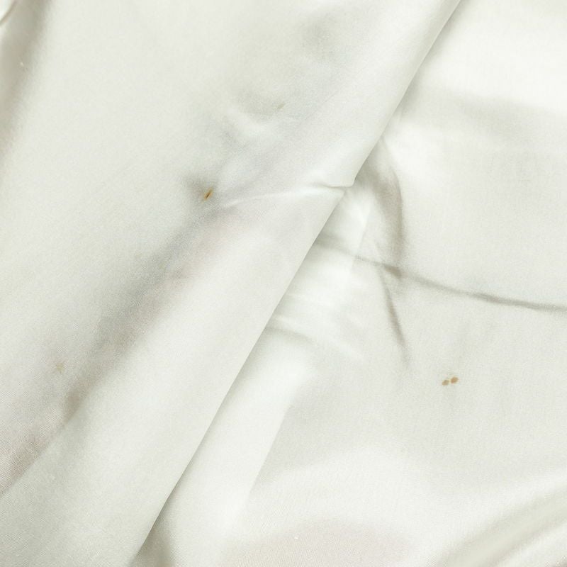 付け下げ 正絹 幾何学柄・抽象柄 袷仕立て 身丈158.5cm 裄丈66cm リサイクル着物 着物 刺繍 金彩 フォーマル 茶_画像20