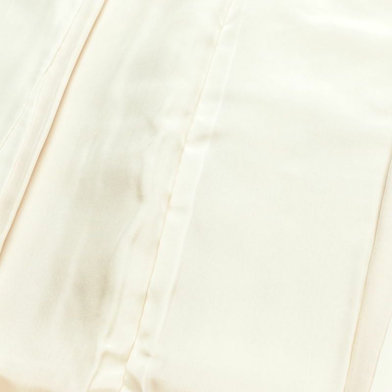 色無地 美品 しつけ糸付き 一つ紋付き 正絹 木の葉・植物柄 袷仕立て 身丈161.5cm 裄丈65.5cm リサイクル着物 着物 入学式 卒業式 お茶会 七五三 お宮参り フォーマル 上品 淡オレンジ 橙_画像19