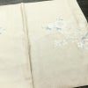 付け下げ 良品 大島紬地 美光 勉 落款入り 正絹 花柄 袷仕立て 身丈161cm 裄丈63.5cm リサイクル着物 たたき染め 着物 入学式 卒業式 七五三 お宮参り フォーマル ベージュ_画像14