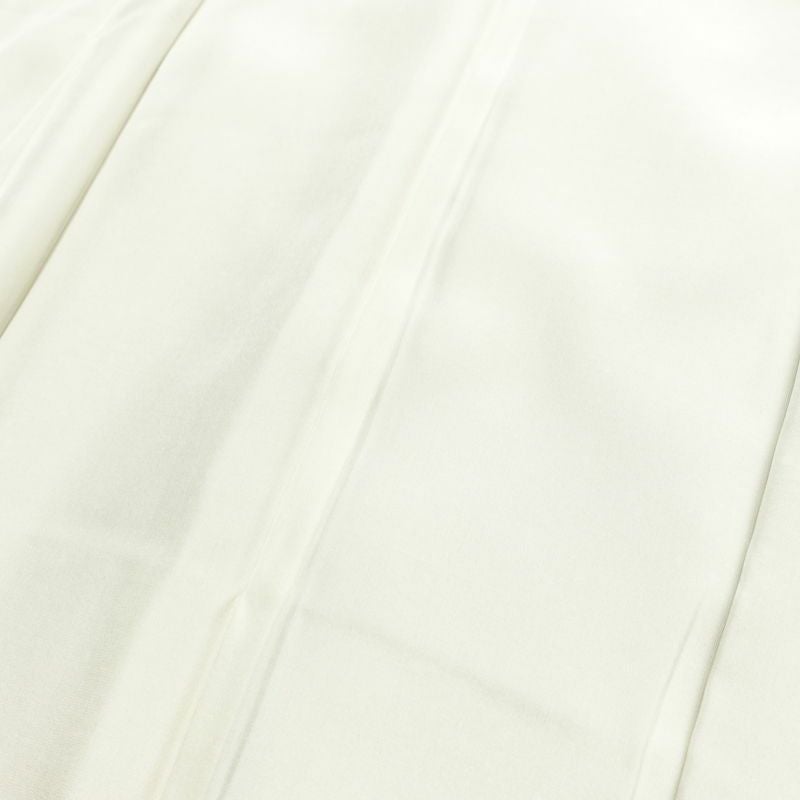 付け下げ 良品 大島紬地 美光 勉 落款入り 正絹 花柄 袷仕立て 身丈161cm 裄丈63.5cm リサイクル着物 たたき染め 着物 入学式 卒業式 七五三 お宮参り フォーマル ベージュ_画像21