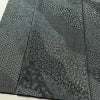 小紋 良品 小紋師 北原寿永 落款入り 縮緬 江戸小紋 総柄 正絹 古典柄 袷仕立て 身丈159.5cm 裄丈64.5cm リサイクル着物 着物 黒_画像4
