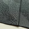 小紋 良品 小紋師 北原寿永 落款入り 縮緬 江戸小紋 総柄 正絹 古典柄 袷仕立て 身丈159.5cm 裄丈64.5cm リサイクル着物 着物 黒_画像12