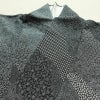 小紋 良品 小紋師 北原寿永 落款入り 縮緬 江戸小紋 総柄 正絹 古典柄 袷仕立て 身丈159.5cm 裄丈64.5cm リサイクル着物 着物 黒_画像17