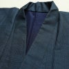 男性用 着物 良品 正絹 亀甲柄 袷仕立て 身丈146.5cm 裄丈70cm リサイクル着物 着物 青・紺_画像16