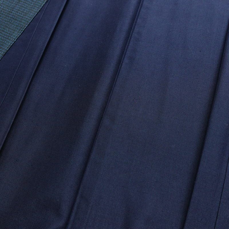 男性用 着物 良品 正絹 亀甲柄 袷仕立て 身丈146.5cm 裄丈70cm リサイクル着物 着物 青・紺_画像18