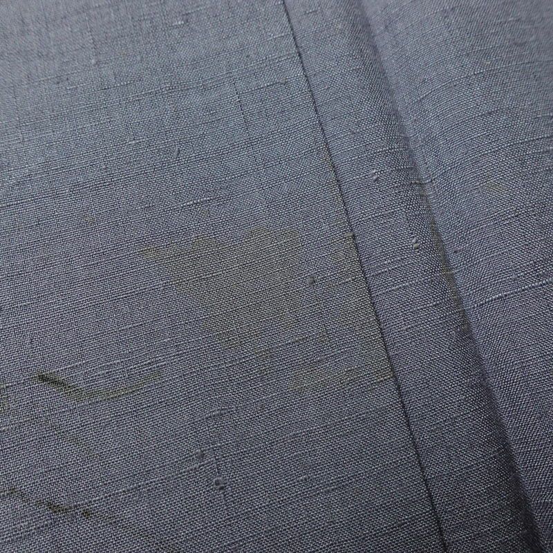 訪問着 一つ紋付き 正絹 花柄 袷仕立て 身丈153cm 裄丈63.5cm リサイクル着物 着物 モダン 紬地 紫・藤色_画像9