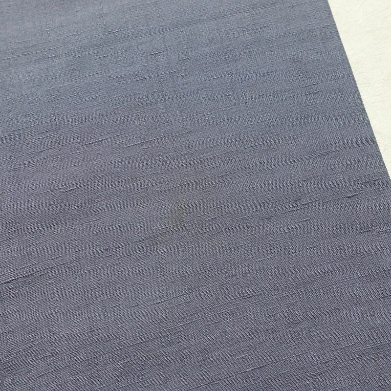 訪問着 一つ紋付き 正絹 花柄 袷仕立て 身丈153cm 裄丈63.5cm リサイクル着物 着物 モダン 紬地 紫・藤色_画像11