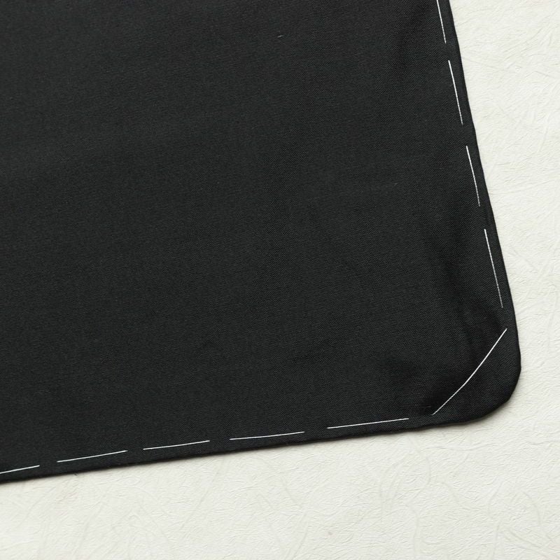 大島紬 良品 証紙あり しつけ糸付き 正絹 木の葉・植物柄 袷仕立て 身丈157cm 裄丈62.5cm リサイクル着物 着物 シンプル 葡萄 洒落 黒_画像15