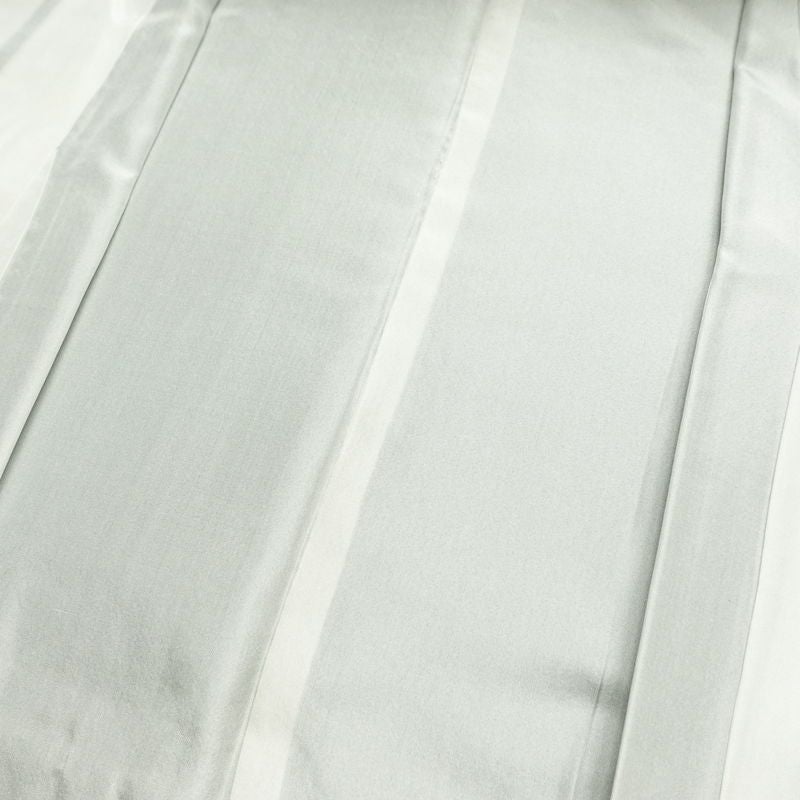 大島紬 良品 証紙あり しつけ糸付き 正絹 木の葉・植物柄 袷仕立て 身丈157cm 裄丈62.5cm リサイクル着物 着物 シンプル 葡萄 洒落 黒_画像17