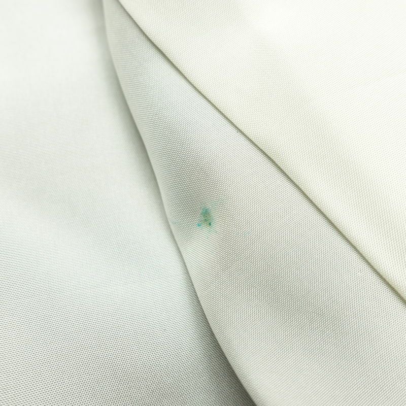 紬 しつけ糸付き 正絹 幾何学柄・抽象柄 袷仕立て 身丈163cm 裄丈64.5cm リサイクル着物 着物 モダン 黒_画像20