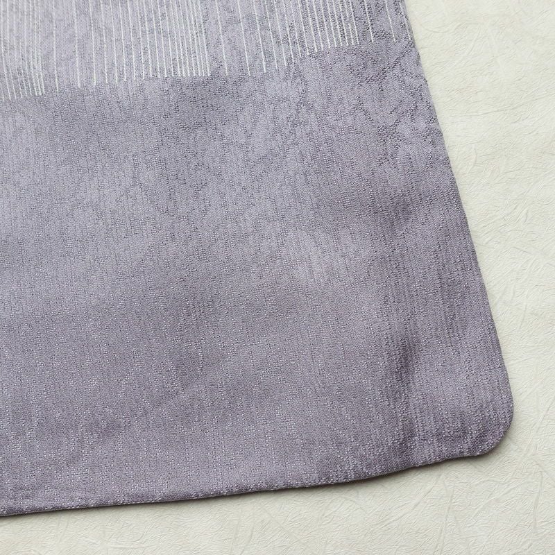 付け下げ 良品 落款入り 正絹 人物・動物柄 袷仕立て 身丈156cm 裄丈67.5cm リサイクル着物 着物 フォーマル 紫・藤色_画像17