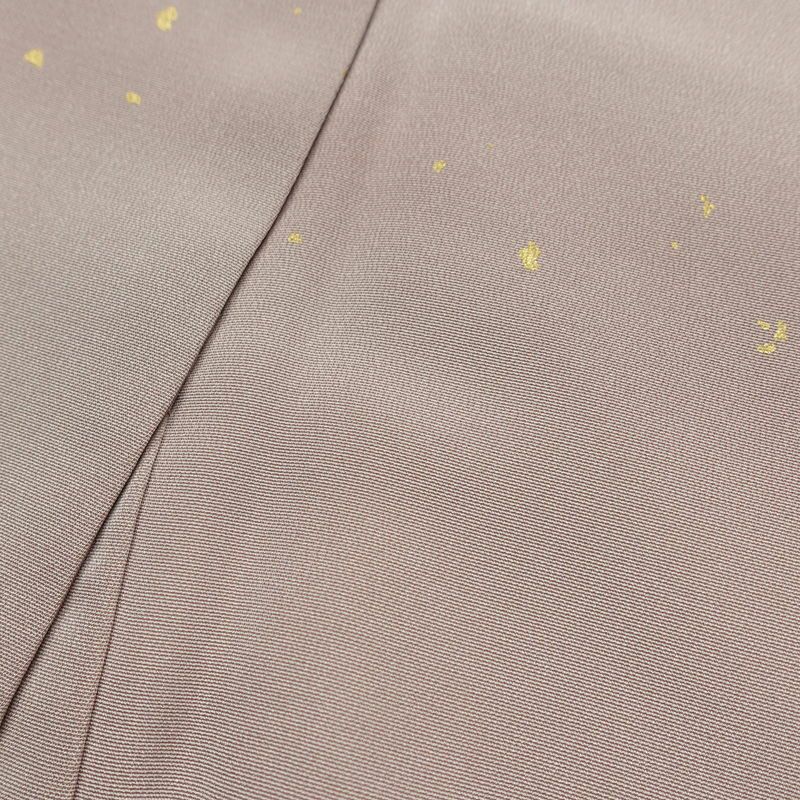 訪問着 一つ紋付き 正絹 その他の柄 袷仕立て 身丈155.5cm 裄丈65cm リサイクル着物 着物 箔 入学式 卒業式 七五三 お宮参り シンプル 上品 小豆・エンジ_画像17