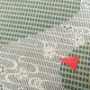 訪問着 良品 金田昇 落款入り しつけ糸付き 正絹 古典柄 袷仕立て 身丈161.5cm 裄丈65cm リサイクル着物 着物 入学式 卒業式 七五三 お宮参り フォーマル 緑・うぐいす色_画像8