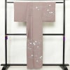 訪問着 落款入り 正絹 花柄 友禅 袷仕立て 身丈156.5cm 裄丈64.5cm リサイクル着物 着物 共八掛 入学式 卒業式 七五三 お宮参り フォーマル 紫・藤色_画像2