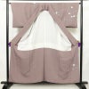 訪問着 落款入り 正絹 花柄 友禅 袷仕立て 身丈156.5cm 裄丈64.5cm リサイクル着物 着物 共八掛 入学式 卒業式 七五三 お宮参り フォーマル 紫・藤色_画像3