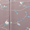 訪問着 落款入り 正絹 花柄 友禅 袷仕立て 身丈156.5cm 裄丈64.5cm リサイクル着物 着物 共八掛 入学式 卒業式 七五三 お宮参り フォーマル 紫・藤色_画像7