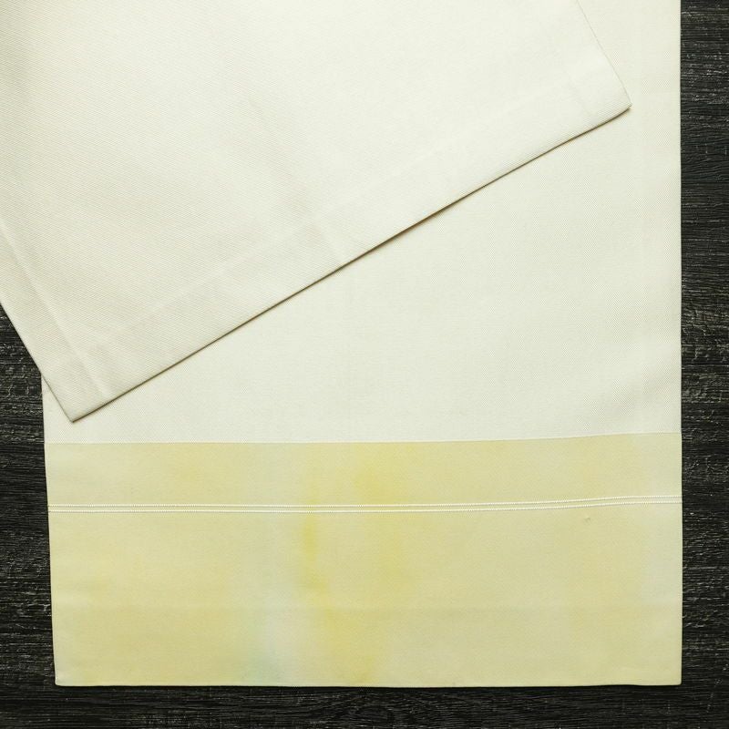 名古屋帯 太鼓柄 正絹 花柄 通し仕立て なごや帯 リサイクル帯 帯 シンプル 白_画像11